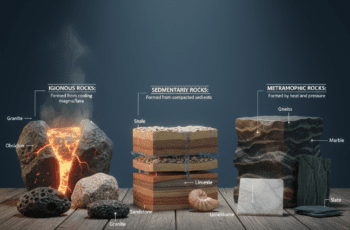 Farklı Kayaç Cinslerinin Oluşum Süreçleri
